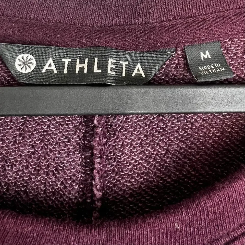 Athleta Embrace French Terry Sweater / Sweatshirt Dress in Auberge Size Medium